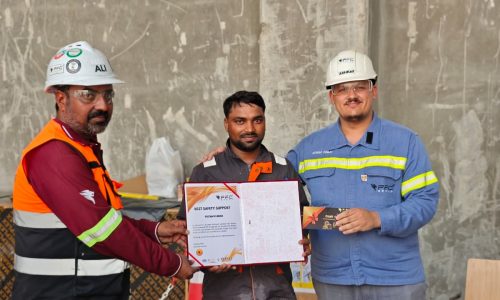 11 PFC Group Recognizes Site Team at Gulf Extrusions Project, KEZAD Abu Dhabi